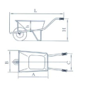 China high quality wheel barrow WB5600